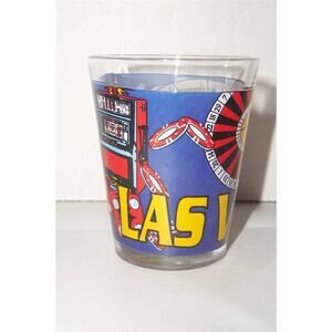 Las Vegas Nevada Casino 2004 Art Souvenir Shot Glass Liqueur -081411